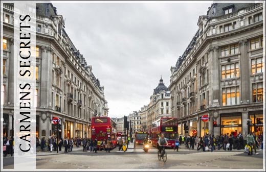 Oxford Circus Escorts  central London from Carmens Secrets